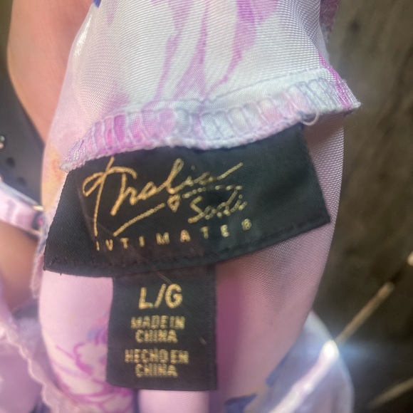 Thalia sodi floral chemise size large - Picture 5 of 5
